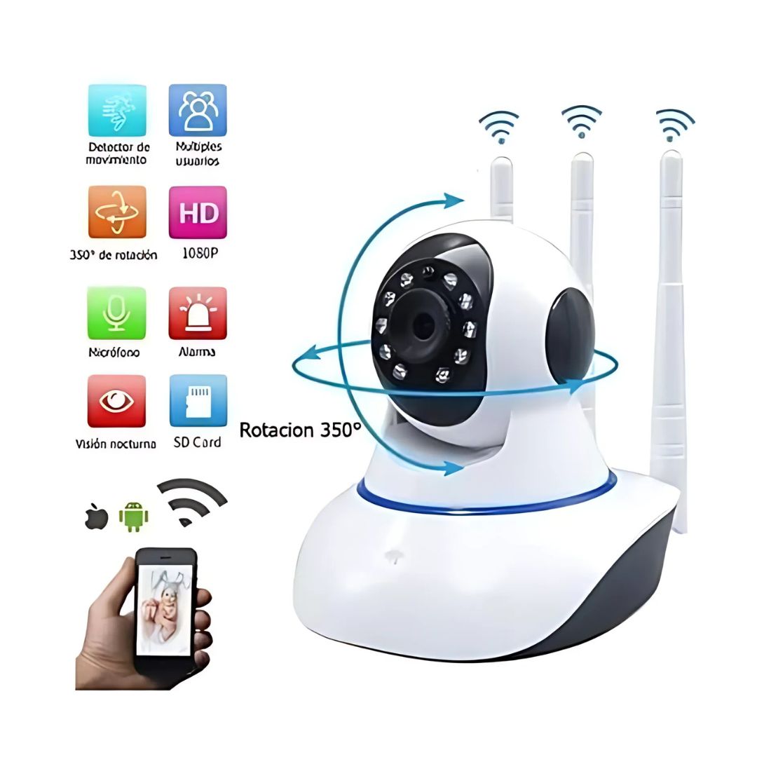 CAMARA WIFI - NVG - 3 ANTENAS