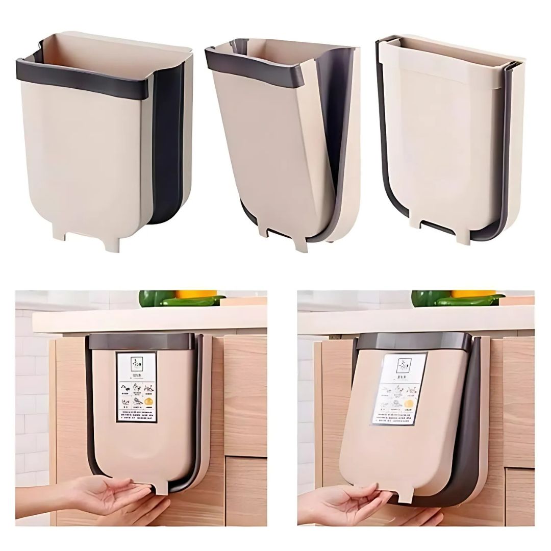 CANECA DE BASURA PLEGABLE (25 cms X 28 cms)