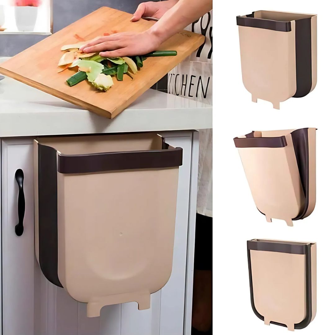 CANECA DE BASURA PLEGABLE (25 cms X 28 cms)