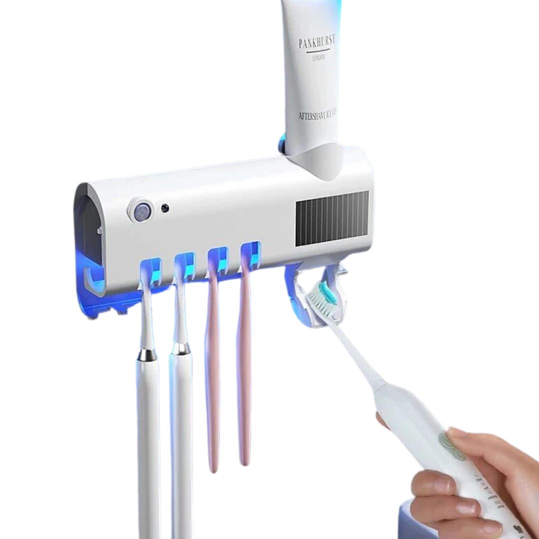 DISPENSADOR DE CREMA DENTAL LUZ UV