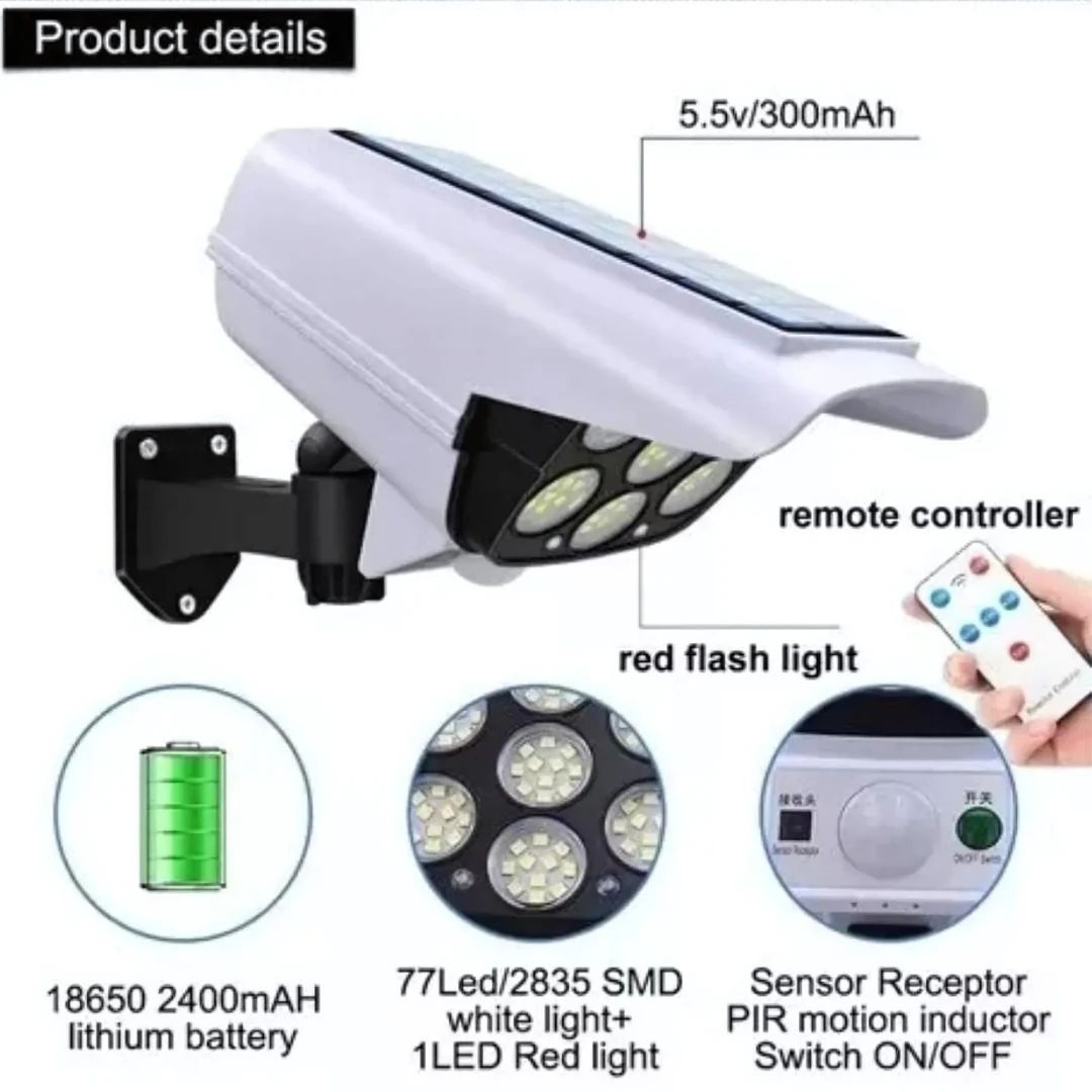 REFLECTOR EXTERIOR SOLAR - TIPO CAMARA