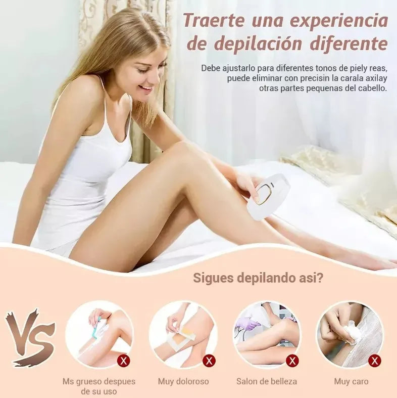DEPILADORA LÁSER TOTAL IPL 110V