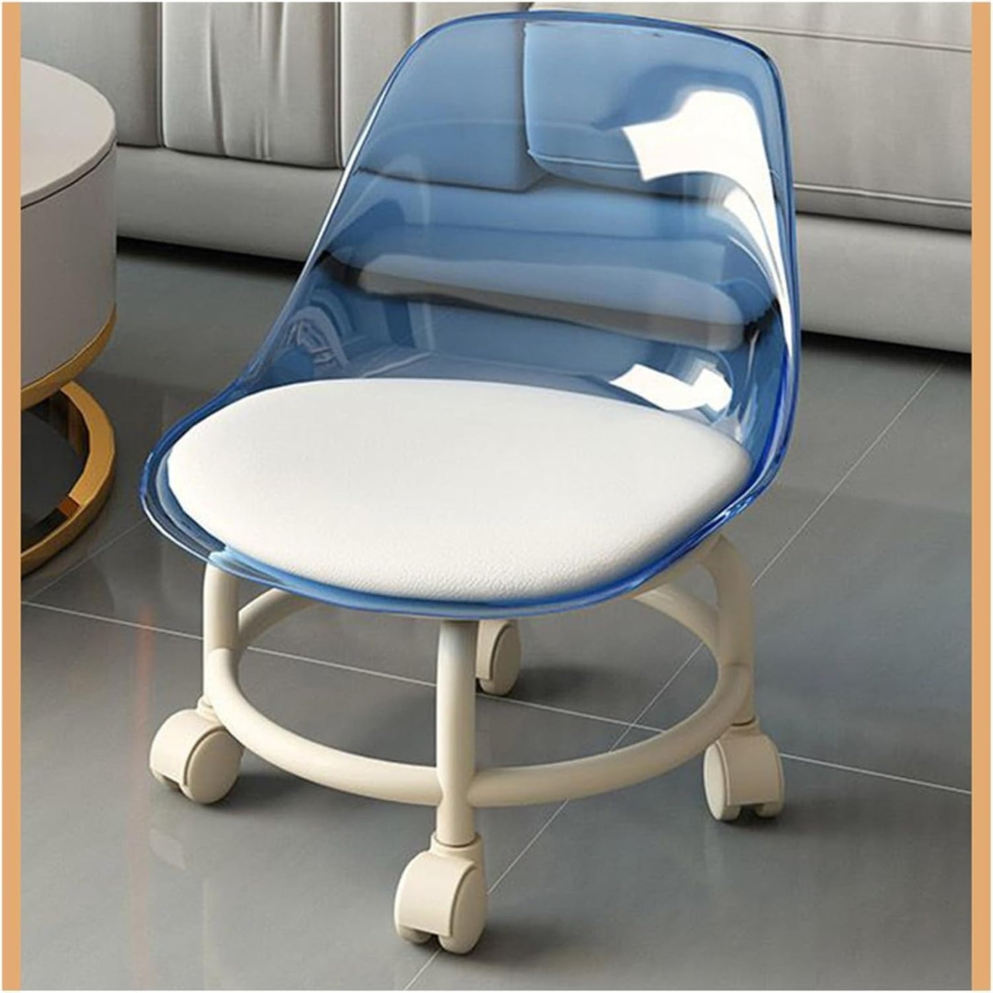 SILLA TABURETE PEQUEÑA CON RUEDAS HIDRÁULICO