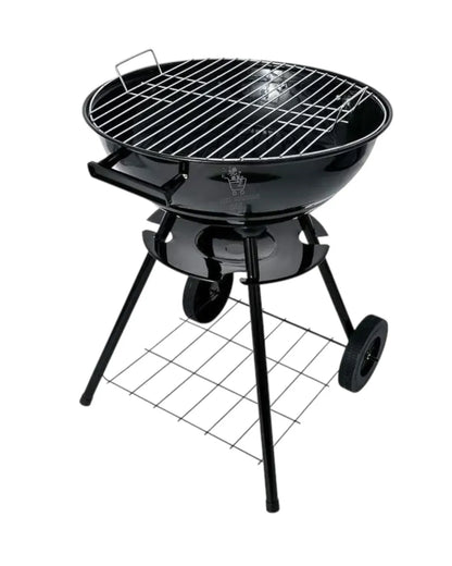 ASADOR DE CARBÓN CON RUEDAS BBQ