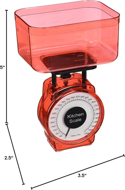 BÁSCULA DE COCINA KOLE IMPORTS 4.5" COMPACTA